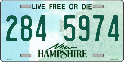 NH license plate 2845974