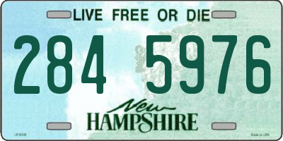 NH license plate 2845976