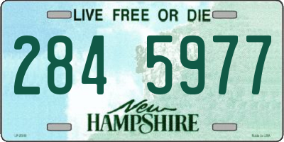 NH license plate 2845977