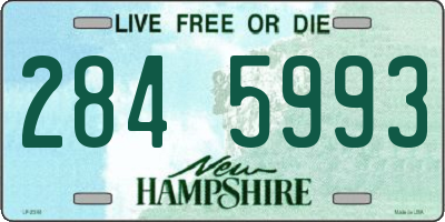 NH license plate 2845993