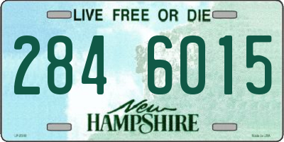 NH license plate 2846015