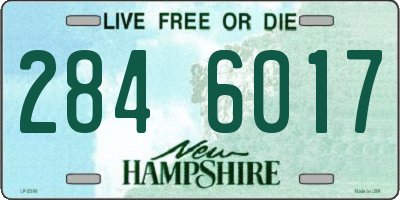 NH license plate 2846017