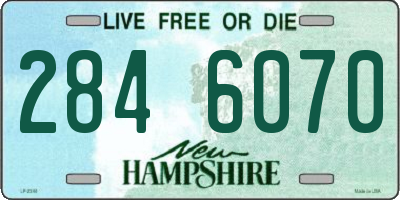 NH license plate 2846070