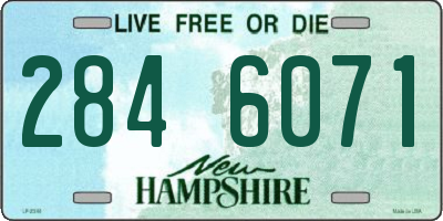 NH license plate 2846071