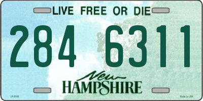 NH license plate 2846311