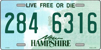 NH license plate 2846316