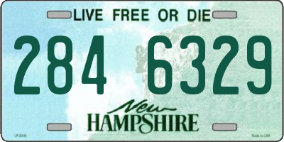 NH license plate 2846329