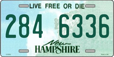NH license plate 2846336