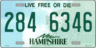 NH license plate 2846346