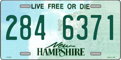 NH license plate 2846371
