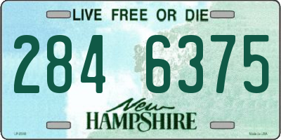 NH license plate 2846375