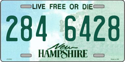 NH license plate 2846428