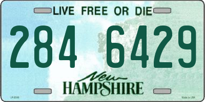 NH license plate 2846429