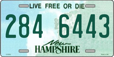 NH license plate 2846443