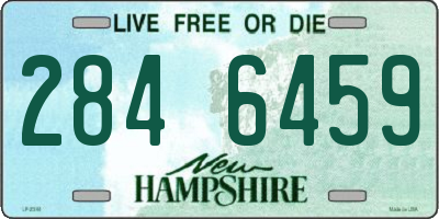 NH license plate 2846459