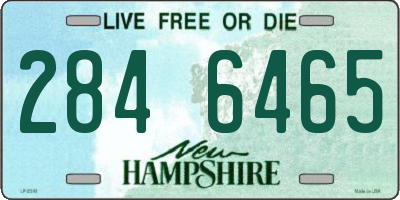 NH license plate 2846465