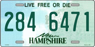 NH license plate 2846471