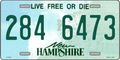 NH license plate 2846473