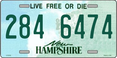 NH license plate 2846474