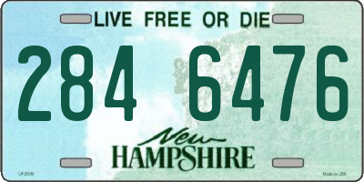 NH license plate 2846476