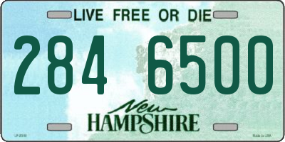 NH license plate 2846500