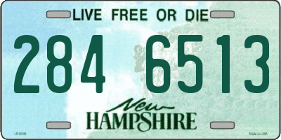 NH license plate 2846513