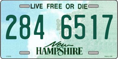 NH license plate 2846517