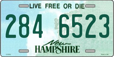 NH license plate 2846523