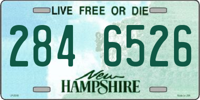 NH license plate 2846526