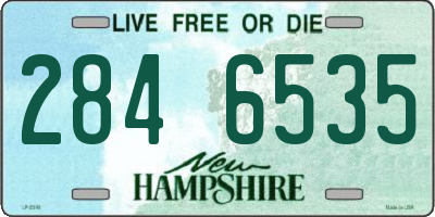 NH license plate 2846535
