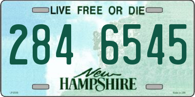 NH license plate 2846545