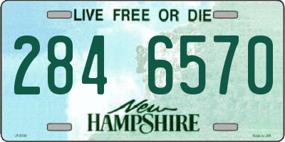 NH license plate 2846570