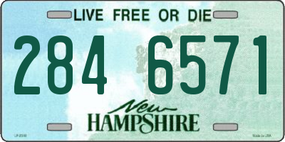 NH license plate 2846571
