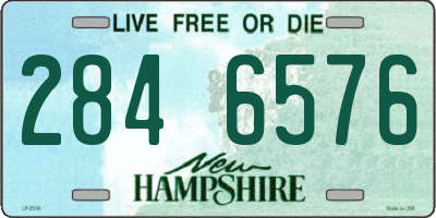 NH license plate 2846576