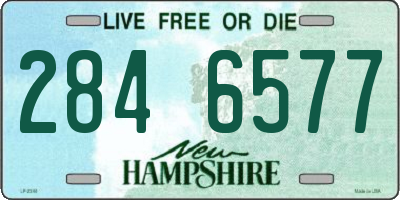 NH license plate 2846577