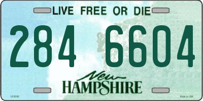 NH license plate 2846604