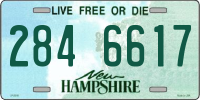 NH license plate 2846617