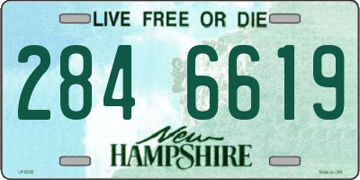 NH license plate 2846619