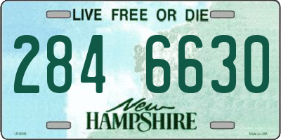 NH license plate 2846630