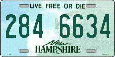 NH license plate 2846634