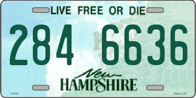 NH license plate 2846636