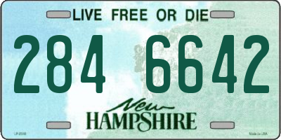 NH license plate 2846642