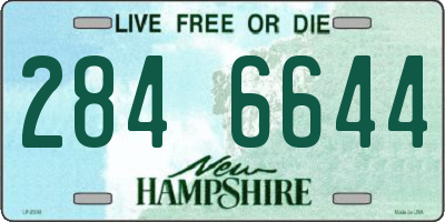 NH license plate 2846644