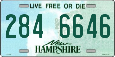 NH license plate 2846646