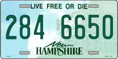NH license plate 2846650