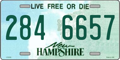 NH license plate 2846657