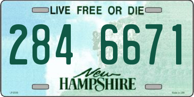NH license plate 2846671