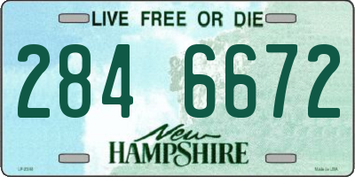 NH license plate 2846672