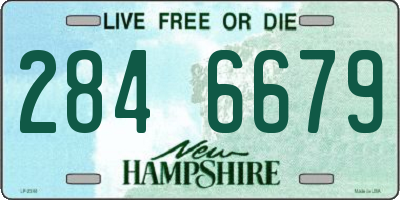 NH license plate 2846679