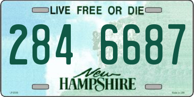 NH license plate 2846687